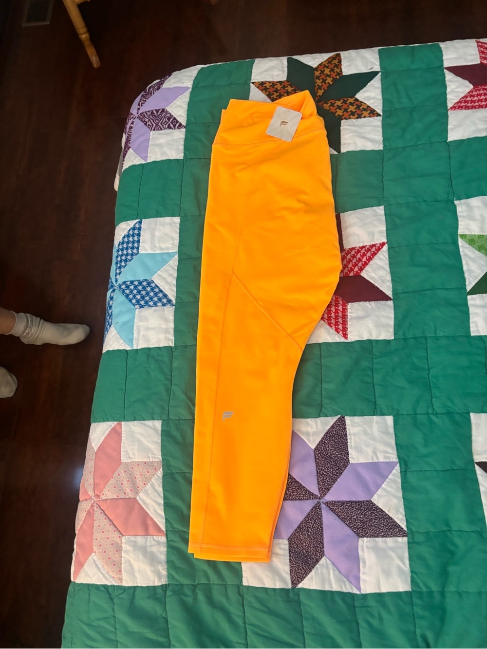 Fabletics Bright Orange Women’s Active Leggings
